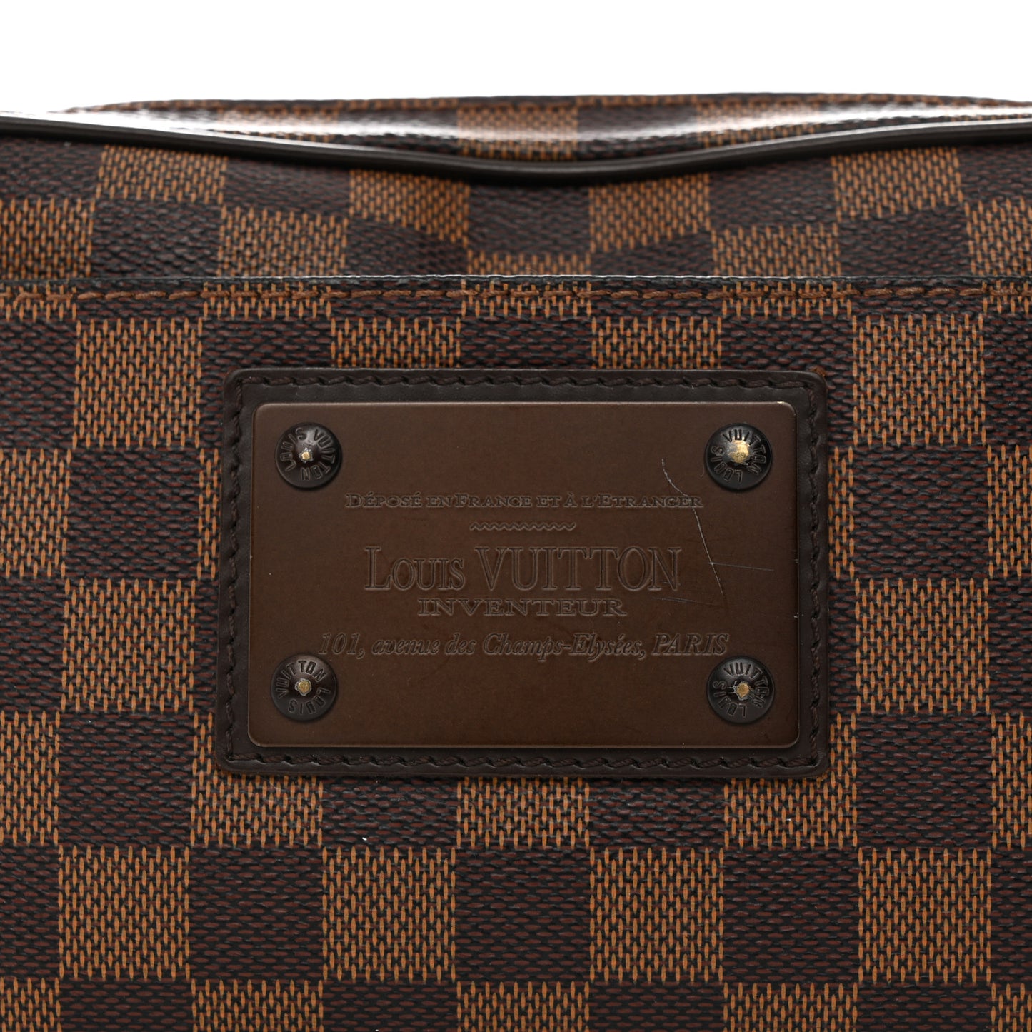 Damier Ebene Brooklyn Bum Bag
