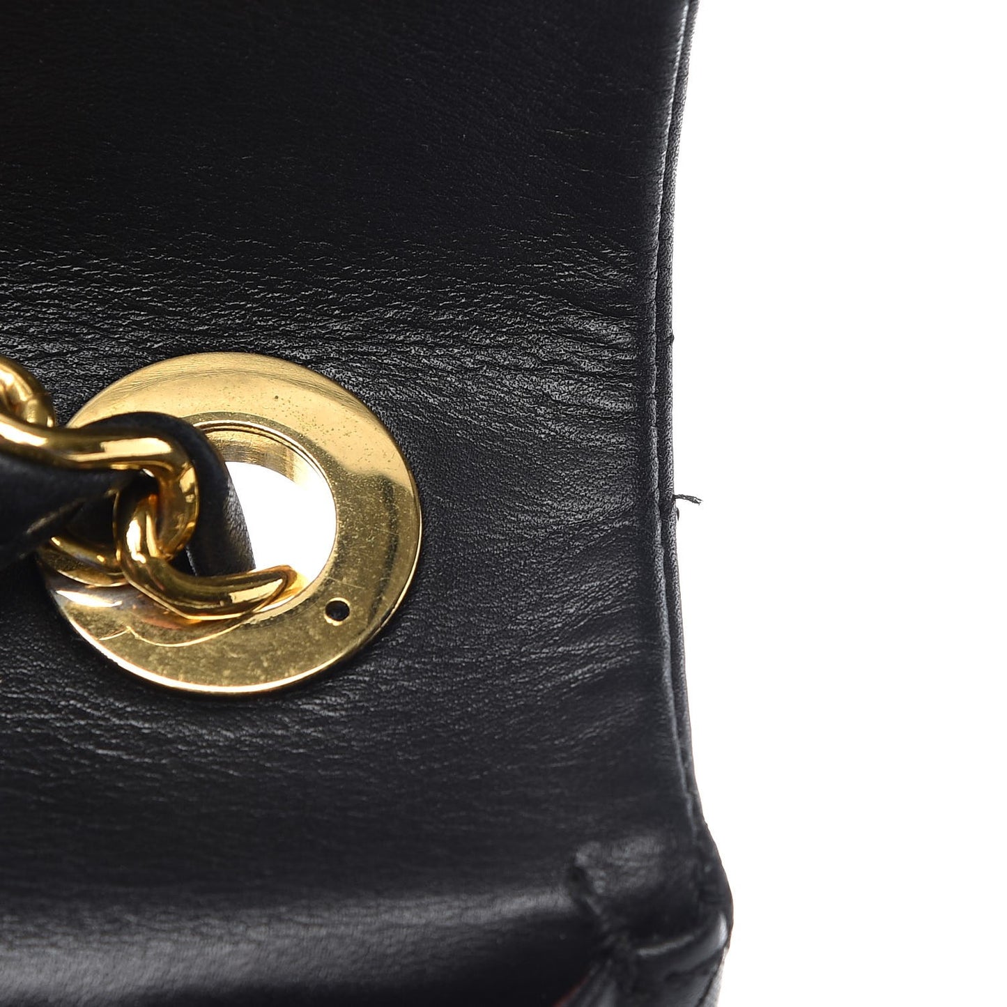 Lambskin Quilted XL Jumbo Single Flap Black