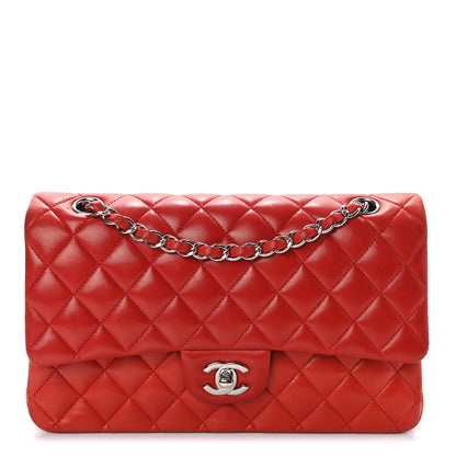 Chanel Lambskin Quilted Medium Double Flap Red 1 of 20