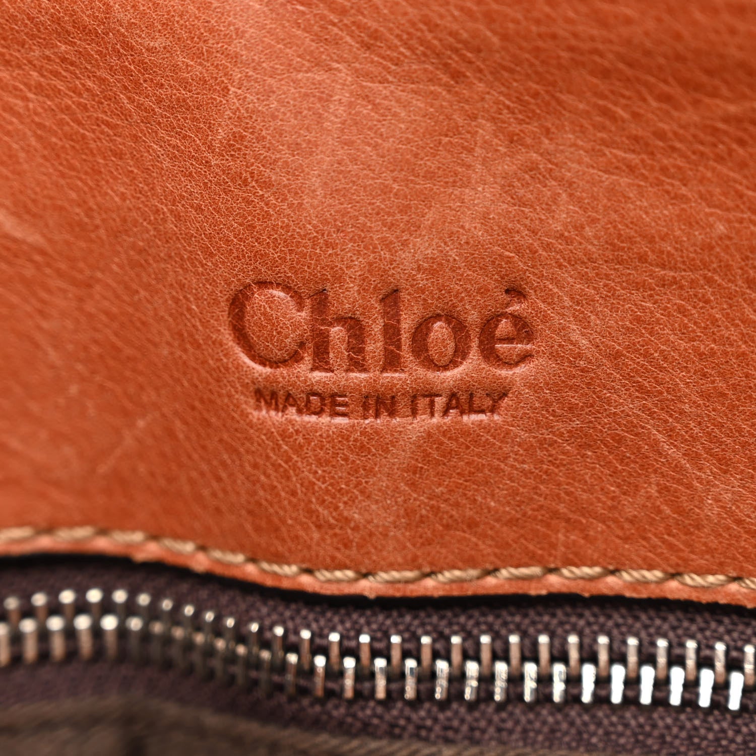 Chloe Calfskin Edith Satchel Beige 6 of 17