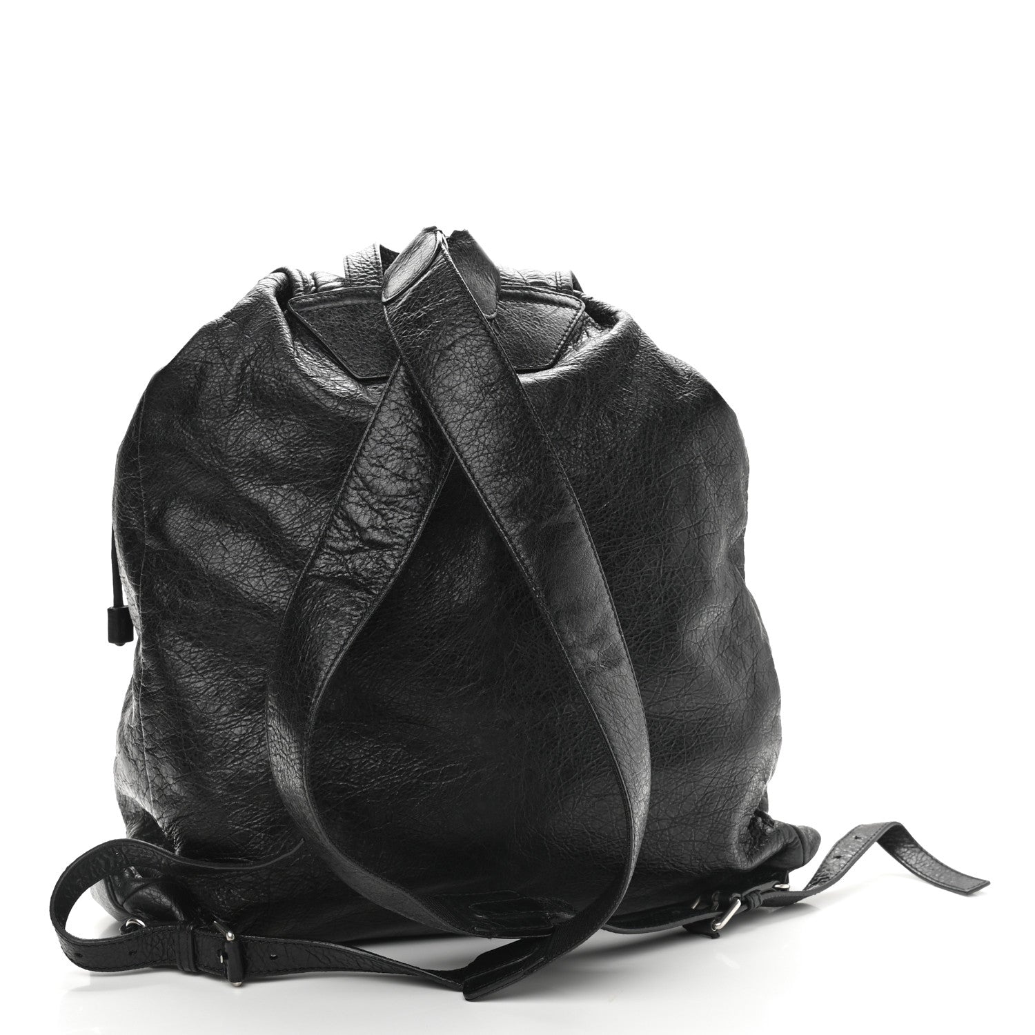 Balenciaga Agneau Classic Silver Hardware S Traveler Backpack Black 1 of 9
