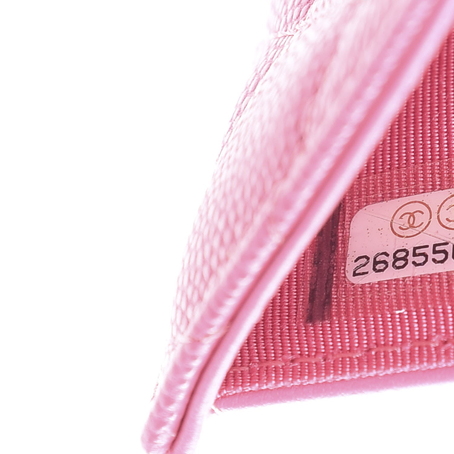 Chanel Caviar Quilted Small Flap Wallet Pink 7 of 9