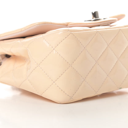 Chanel Patent Quilted Mini Square Flap Light Pink 9 of 14