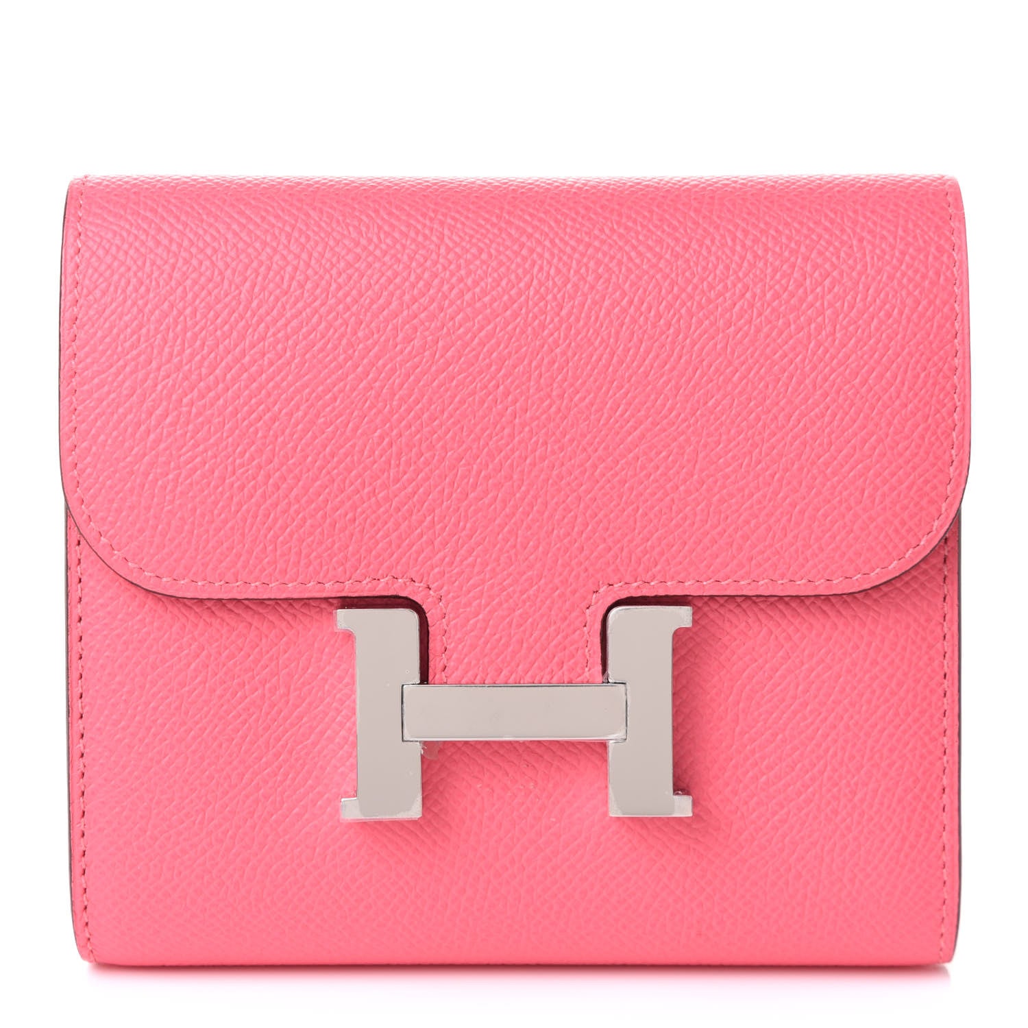 Hermes Epsom Constance Short Wallet Rose Azalee 1 of 7