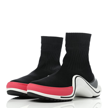 Louis Vuitton Stretch Textile LV Archlight Sneaker Boots 40.5 Fuchsia Black 3 of 8