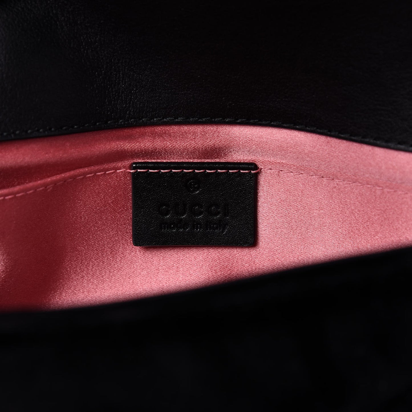 Velvet Matelasse Mini GG Marmont Shoulder Bag Black