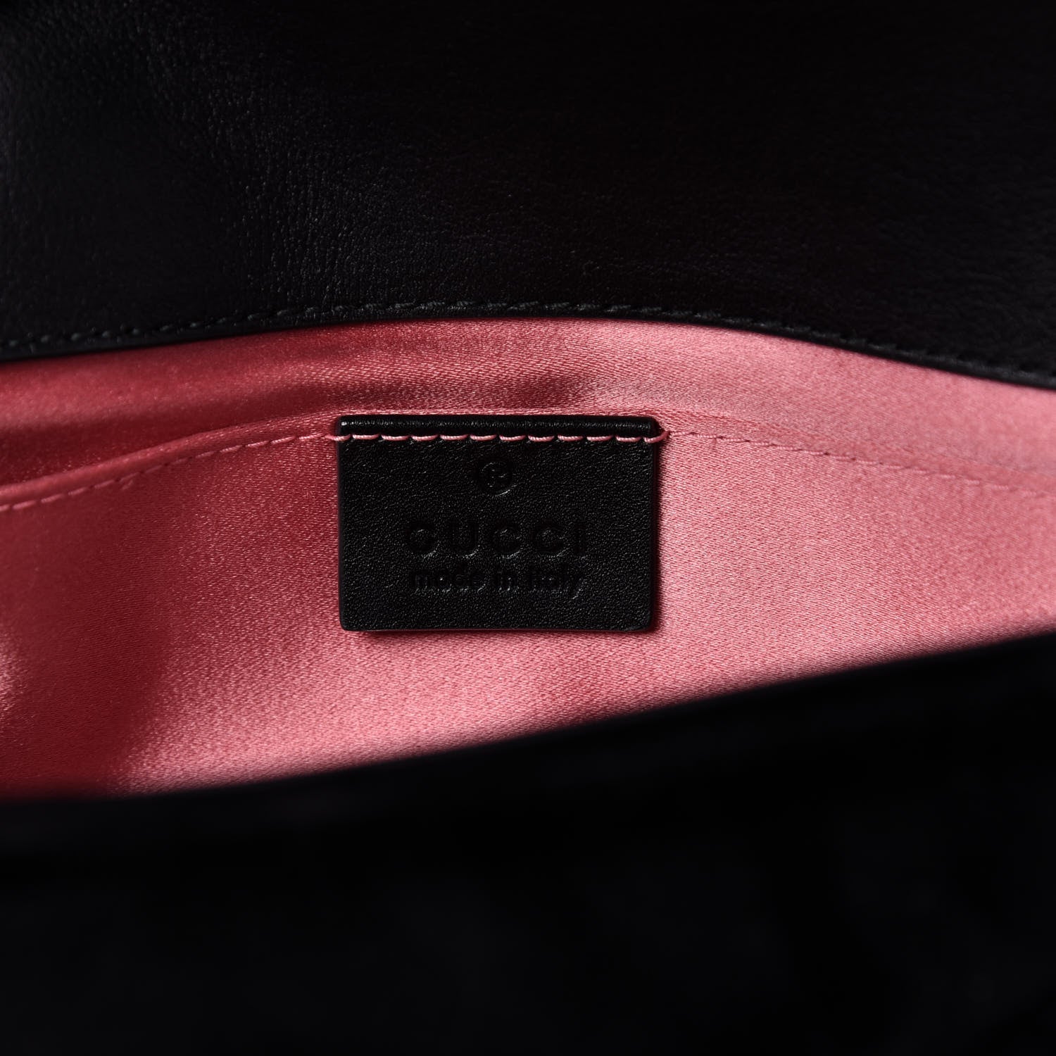 Gucci Velvet Matelasse Mini GG Marmont Shoulder Bag Black 9 of 11