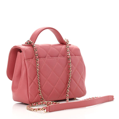 Chanel Caviar Quilted Small Business Affinity Flap Pink 3 of 15