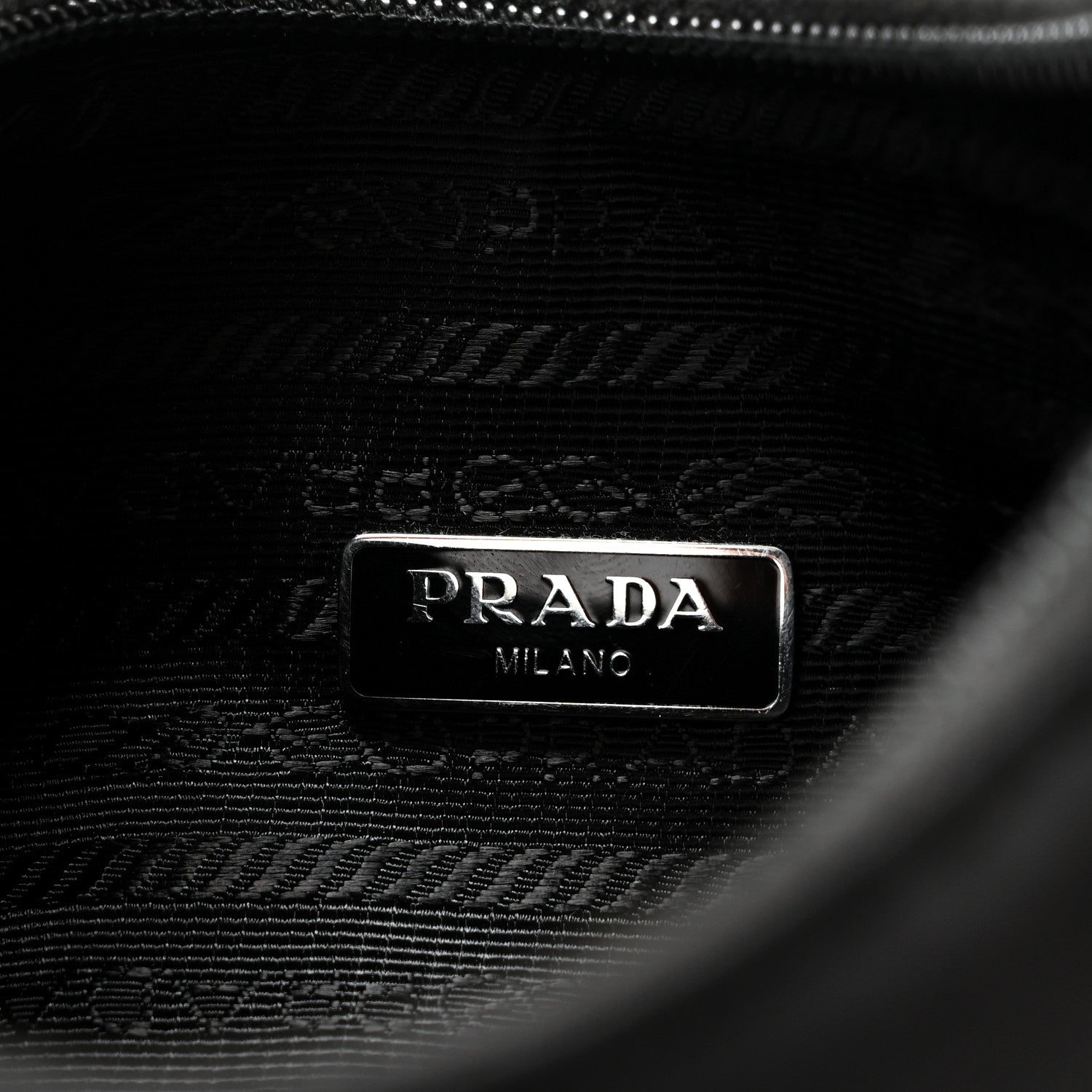 Prada Tessuto Nylon Mini Re-Edition 2000 Bag Black 1928694
