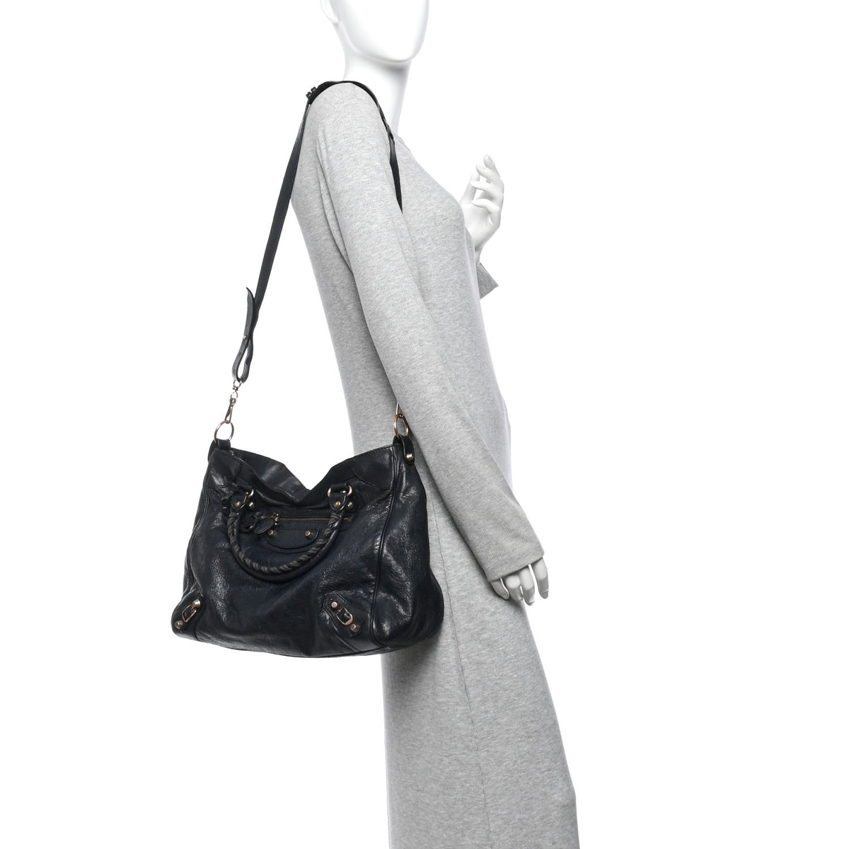 Balenciaga Agneau Giant 12 Rose Gold Hardware Velo Black 2 of 11