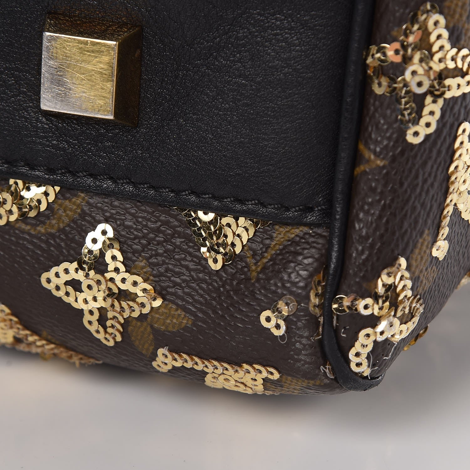 Louis Vuitton Monogram Sequins Eclipse Speedy 28 Gold 15 of 17