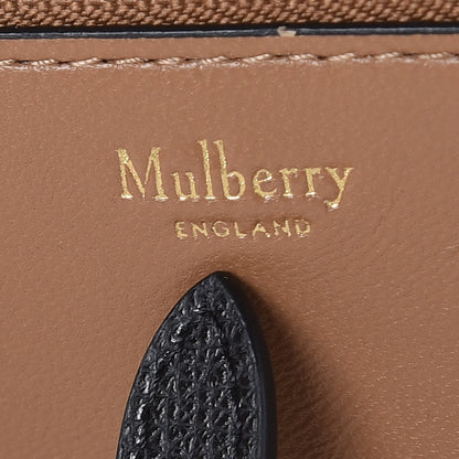 Mulberry Cross Grain Calfskin Tree Long Wallet Black 6 of 7