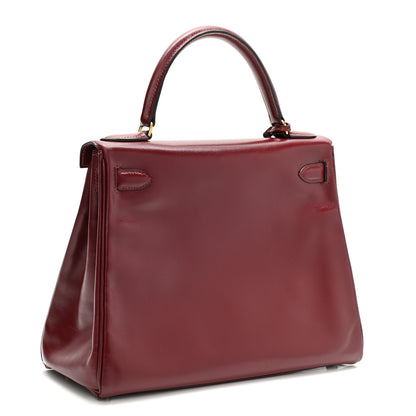 Hermes Box Kelly Retourne 28 Rouge H 2 of 17