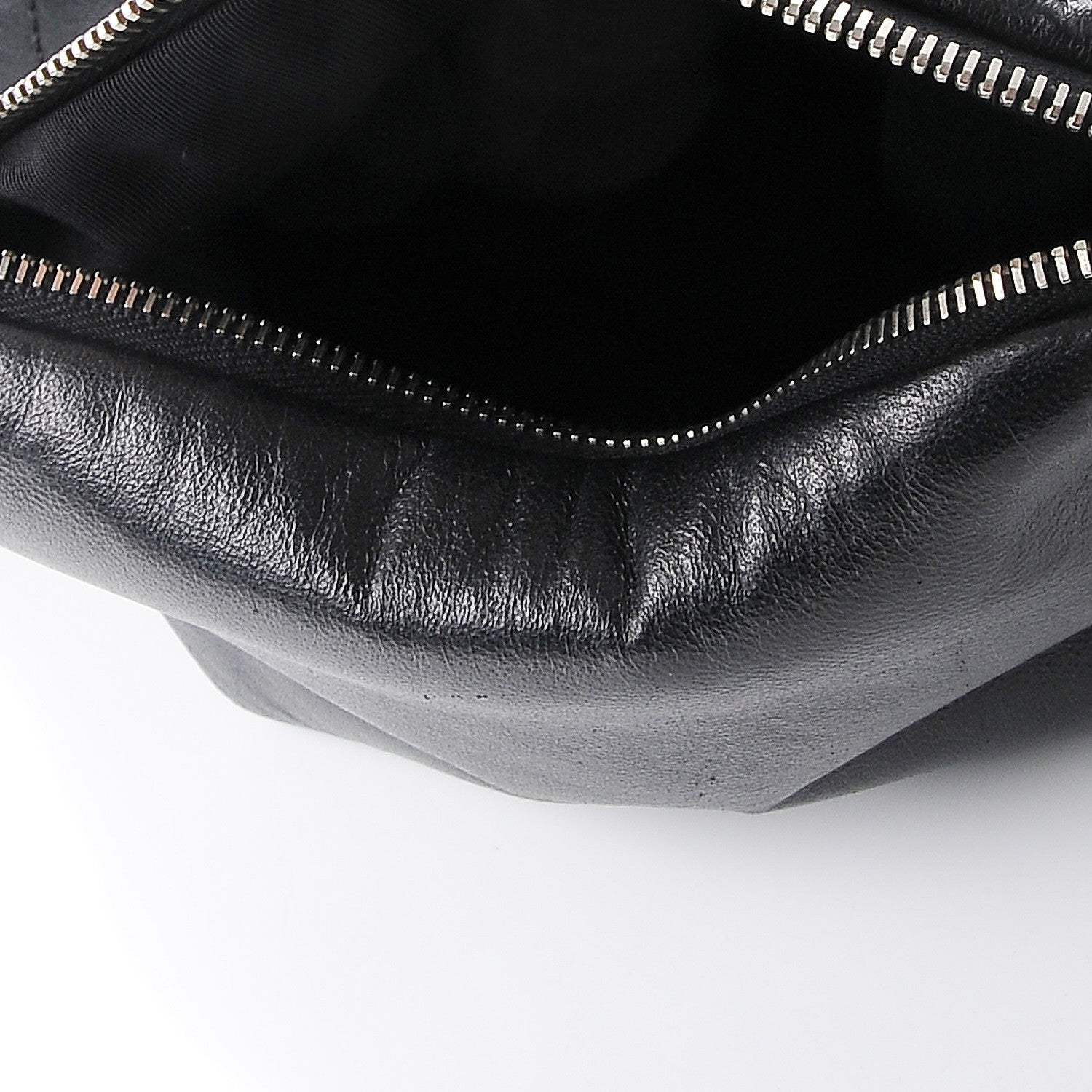 Chanel Calfskin Diagonal Ligne Tote Black 7 of 15