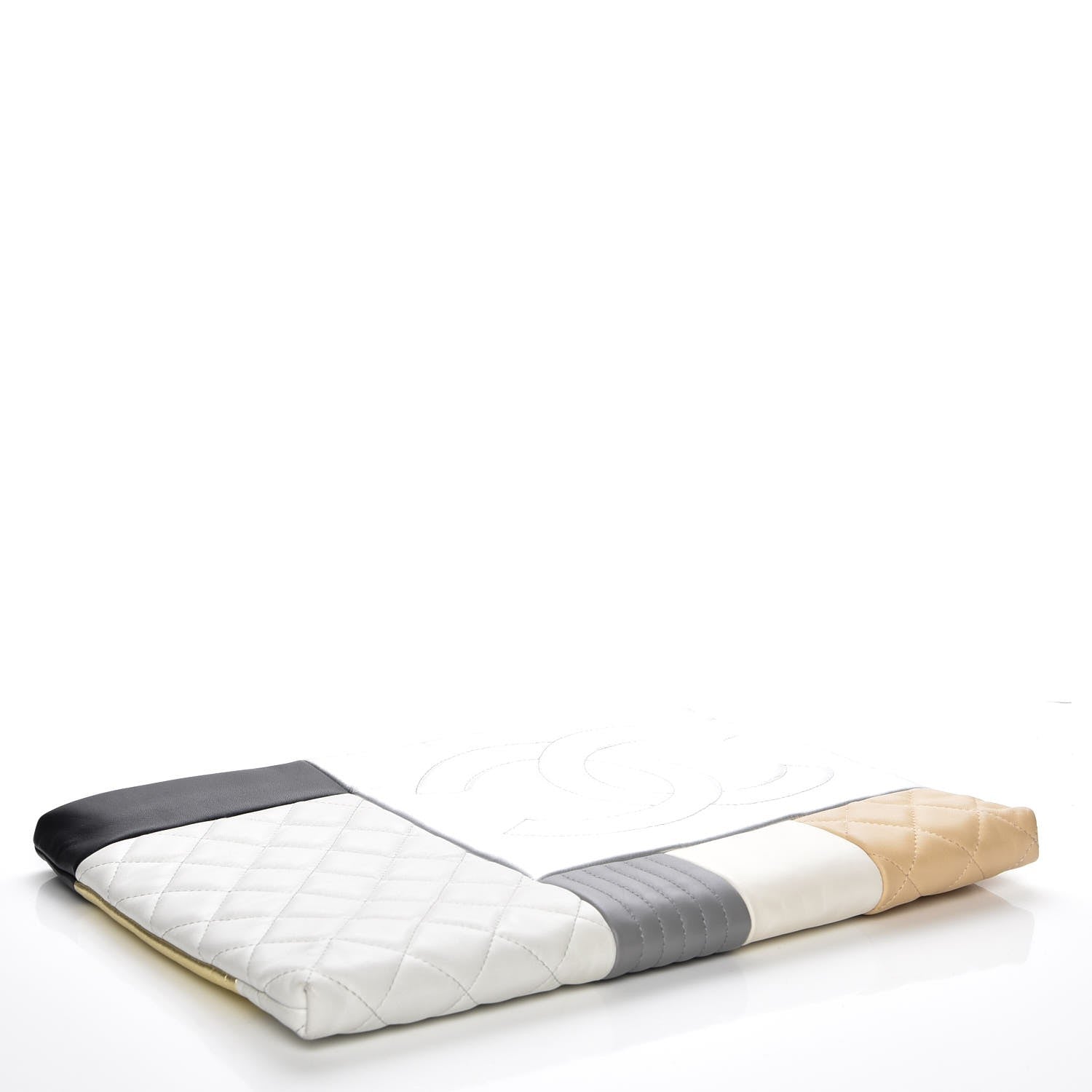 Chanel Lambskin Patchwork Large Cosmetic Case Multicolor 4 of 8