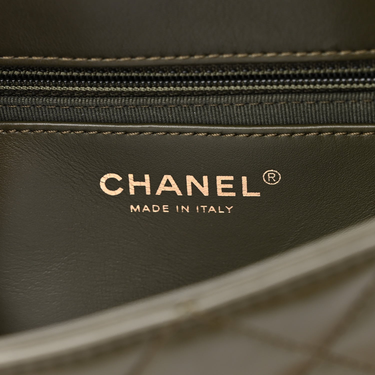Chanel Lambskin Quilted Small Pillow Crush Flap Khaki 6 of 10