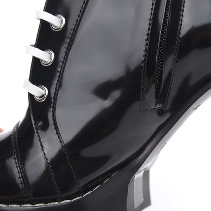 Louis Vuitton Patent Calfskin Star Trail Ankle Boots 38 Black 8 of 8