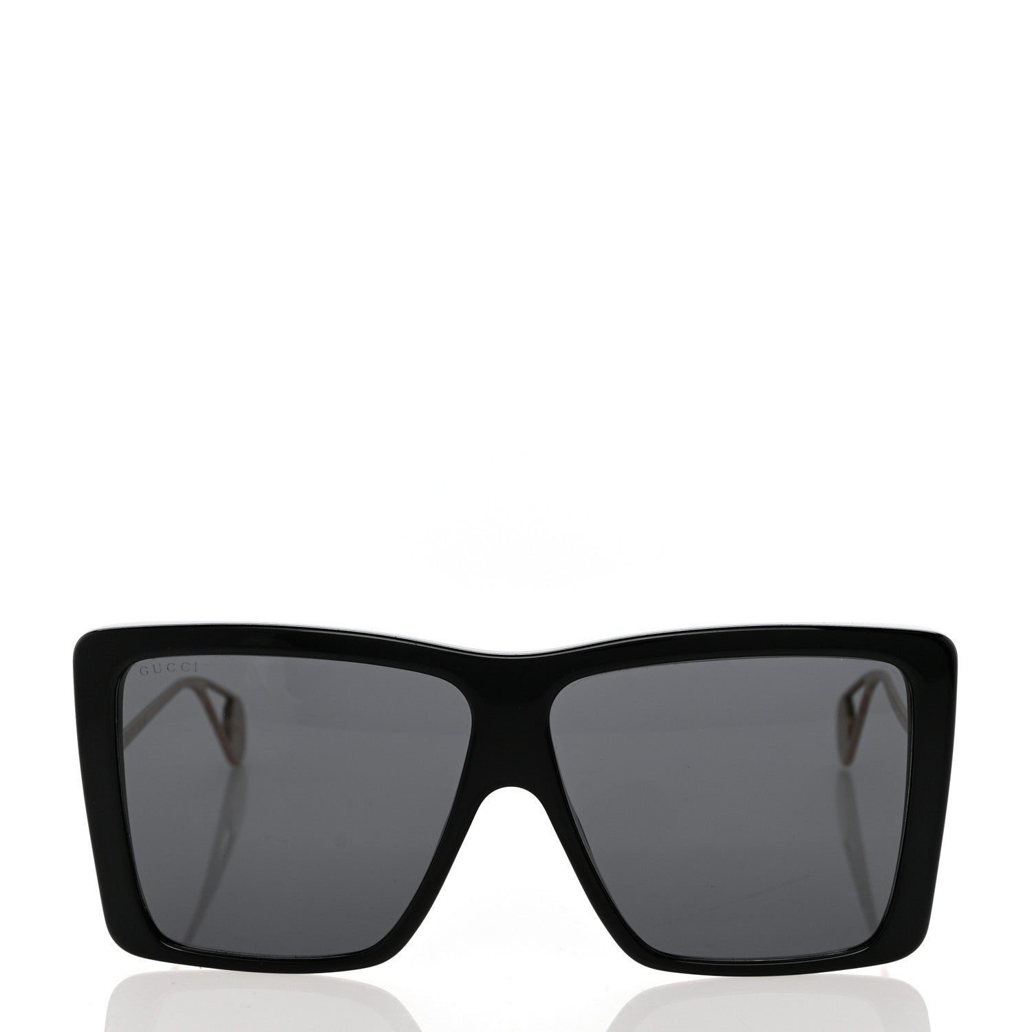 Gucci Acetate Oversize Square Frame GG0434S Sunglasses Black 2 of 8