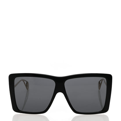 Gucci Acetate Oversize Square Frame GG0434S Sunglasses Black 2 of 8