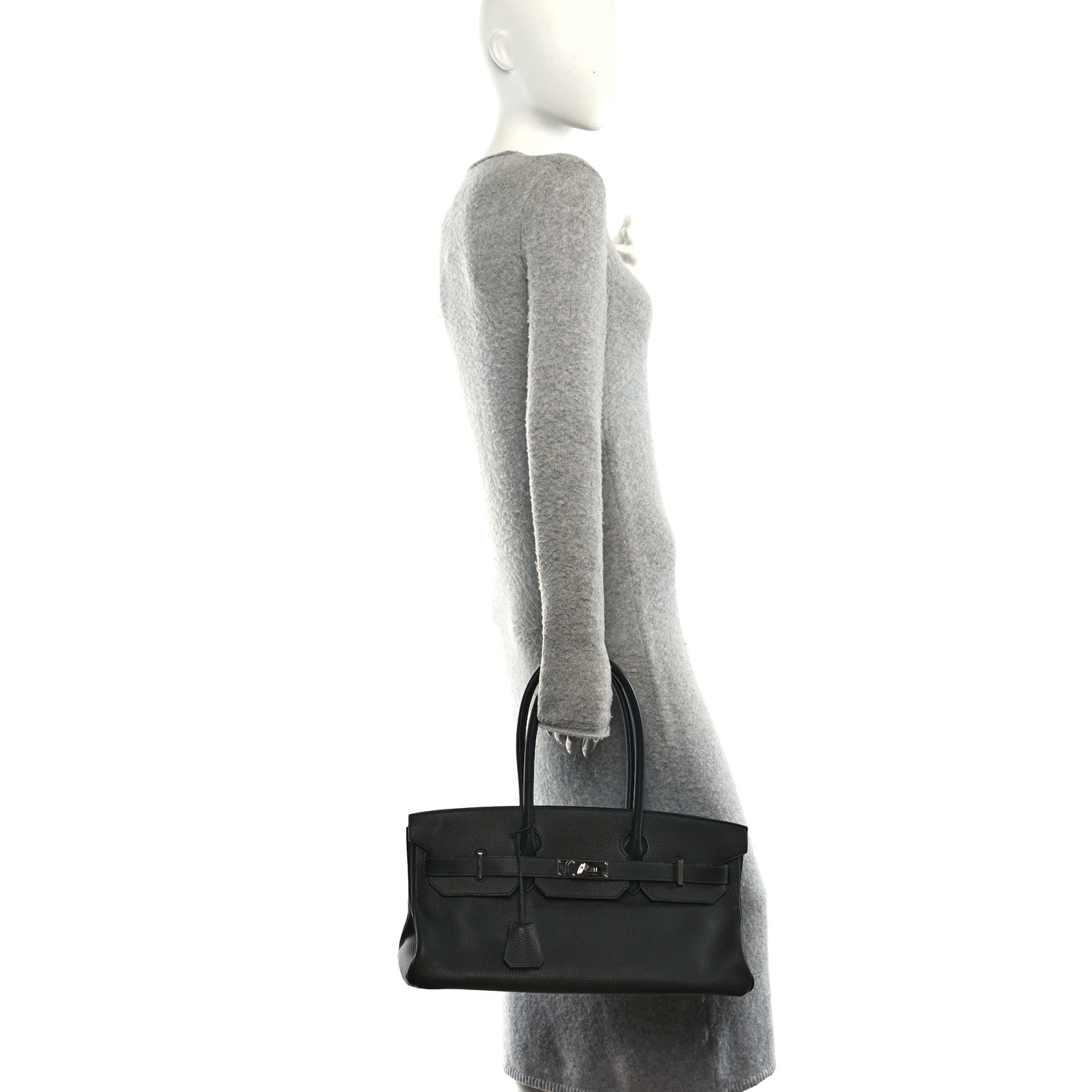 Hermes Togo JPG Shoulder Birkin II 42 Vert Fonce 2 of 10
