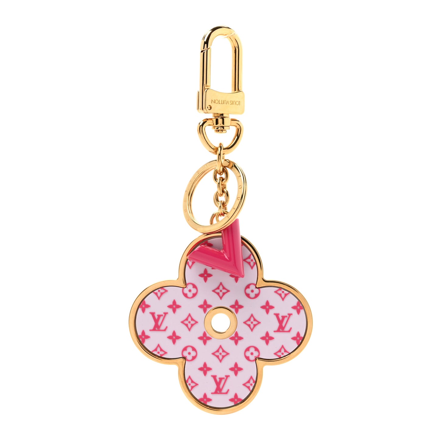 Monogram All Over Bag Charm Key Holder