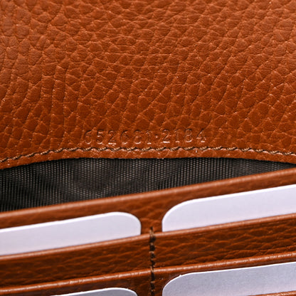Gucci New Denim GG Monogram Jackie 1961 Chain Wallet Blue Tea Cuir 7 of 13