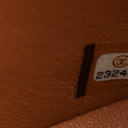 Chanel Lambskin Quilted Medium Double Flap Brown 7 of 10