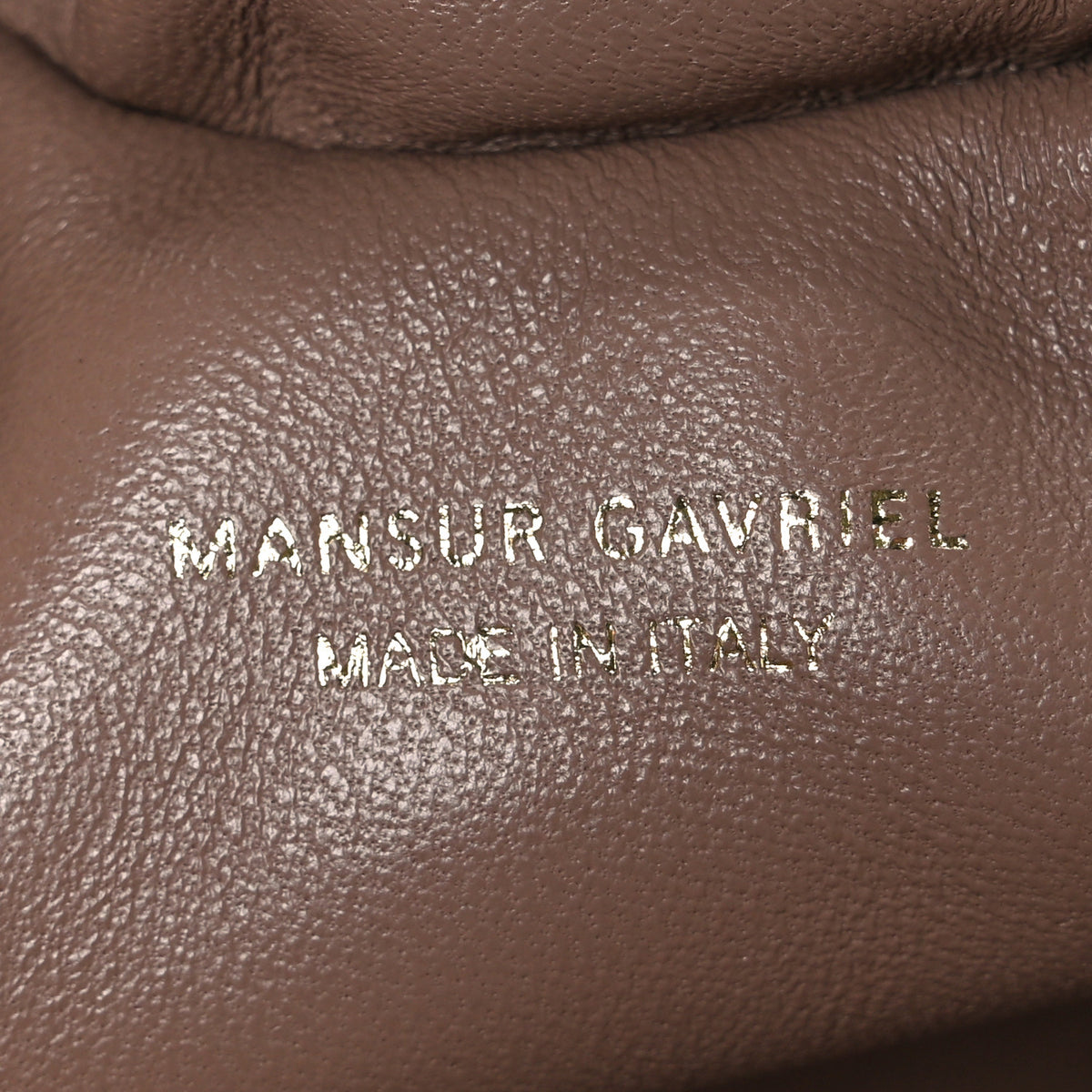 Lambskin Mini Cloud Clutch Biscotto