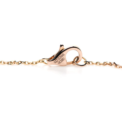 Cartier 18K Pink Yellow White Gold Diamond Trinity Pendant Necklace 5 of 6