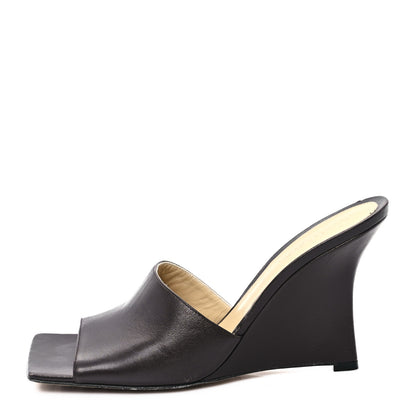 Bottega Veneta Lambskin Stretch Wedge 90mm Sandals 39 Fondant 1 of 8