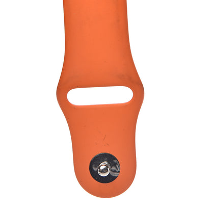 Hermes Silicone 38mm Apple Sports Watch Single Tour Band Orange 5 of 6
