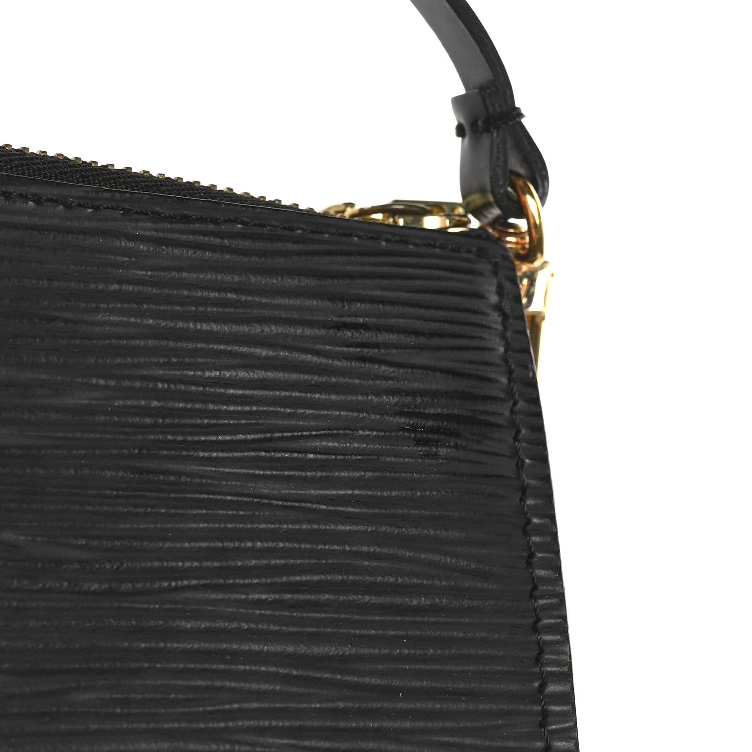 Louis Vuitton Epi Pochette Accessories 21 Black 9 of 10