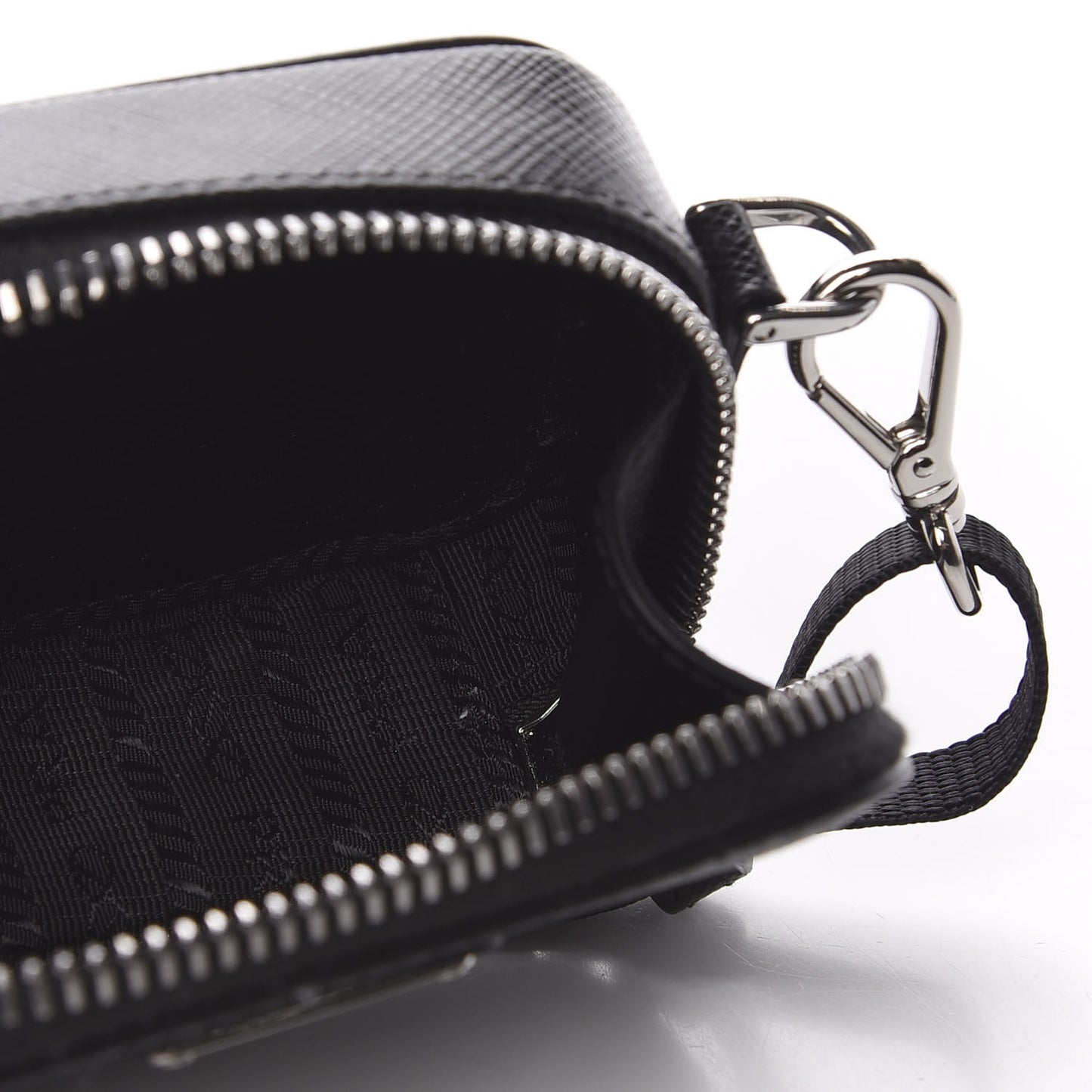 Saffiano Cargo Pouch Black