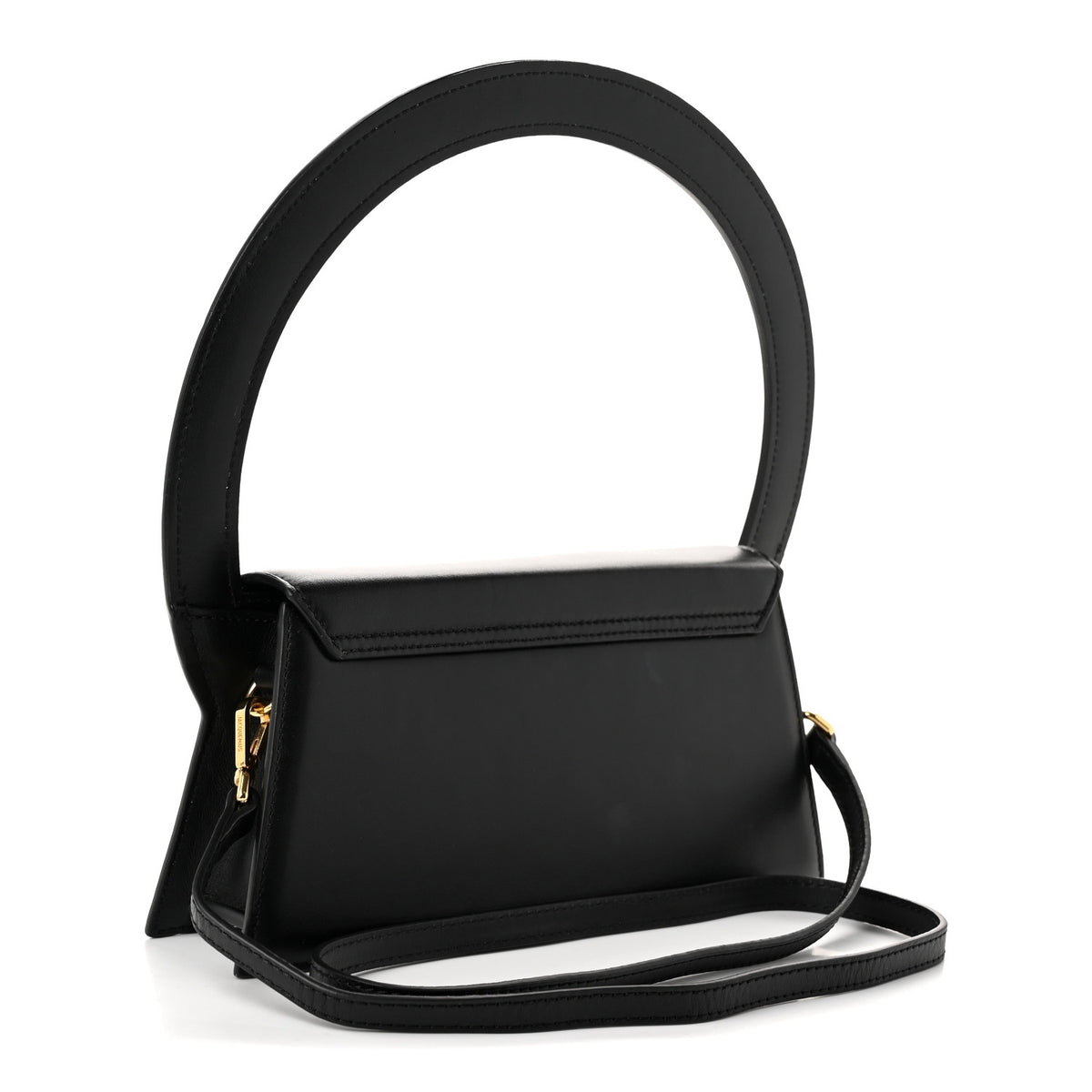Smooth Calfskin Le Sac Rond Black