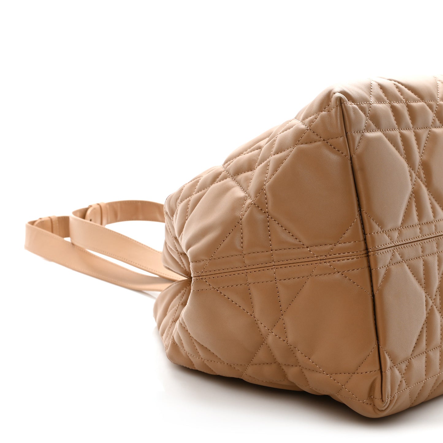 Calfskin Macrocannage Large Toujours Tan