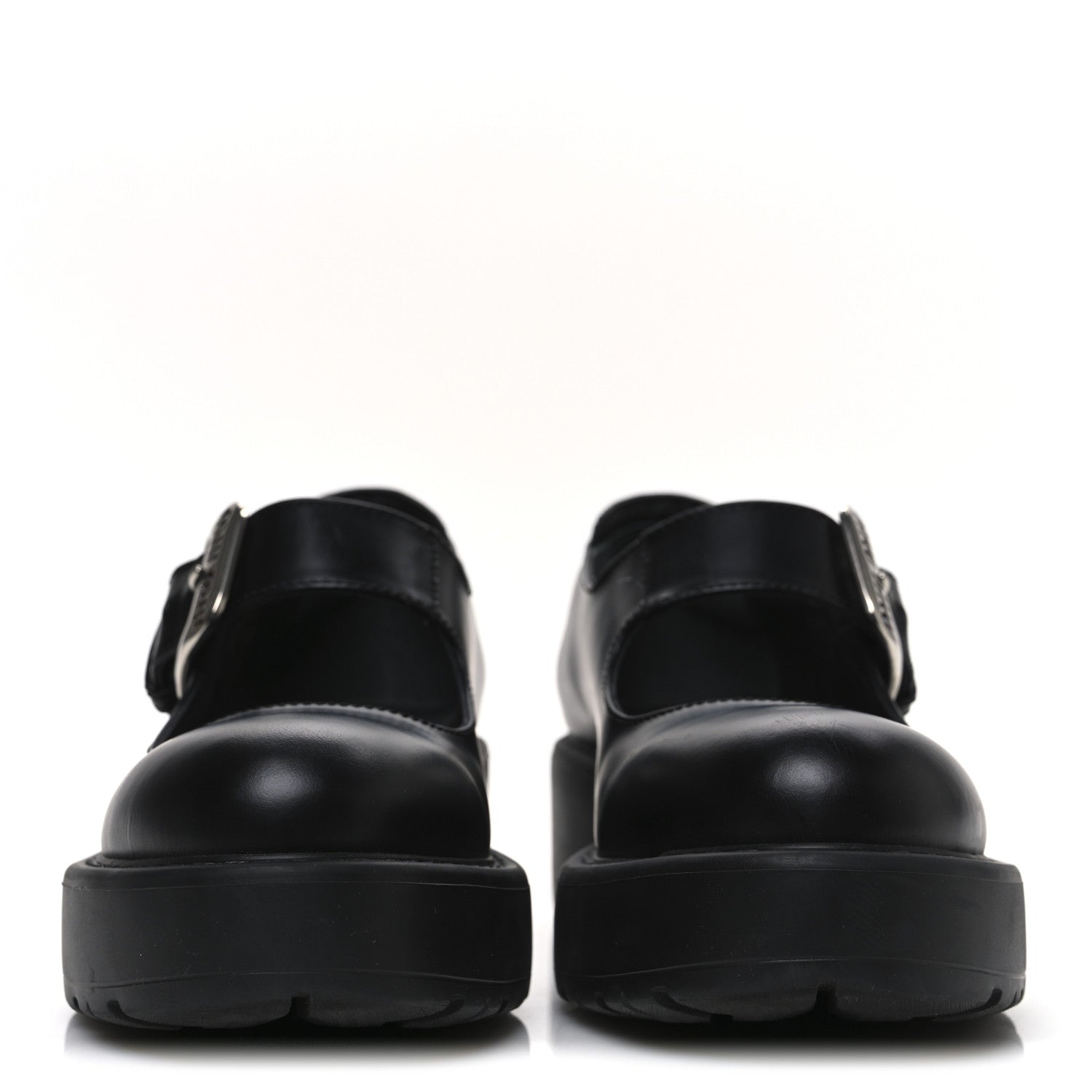 Miu Miu Spazzolato Rois Mary Jane Pumps 41 Black 3 of 9