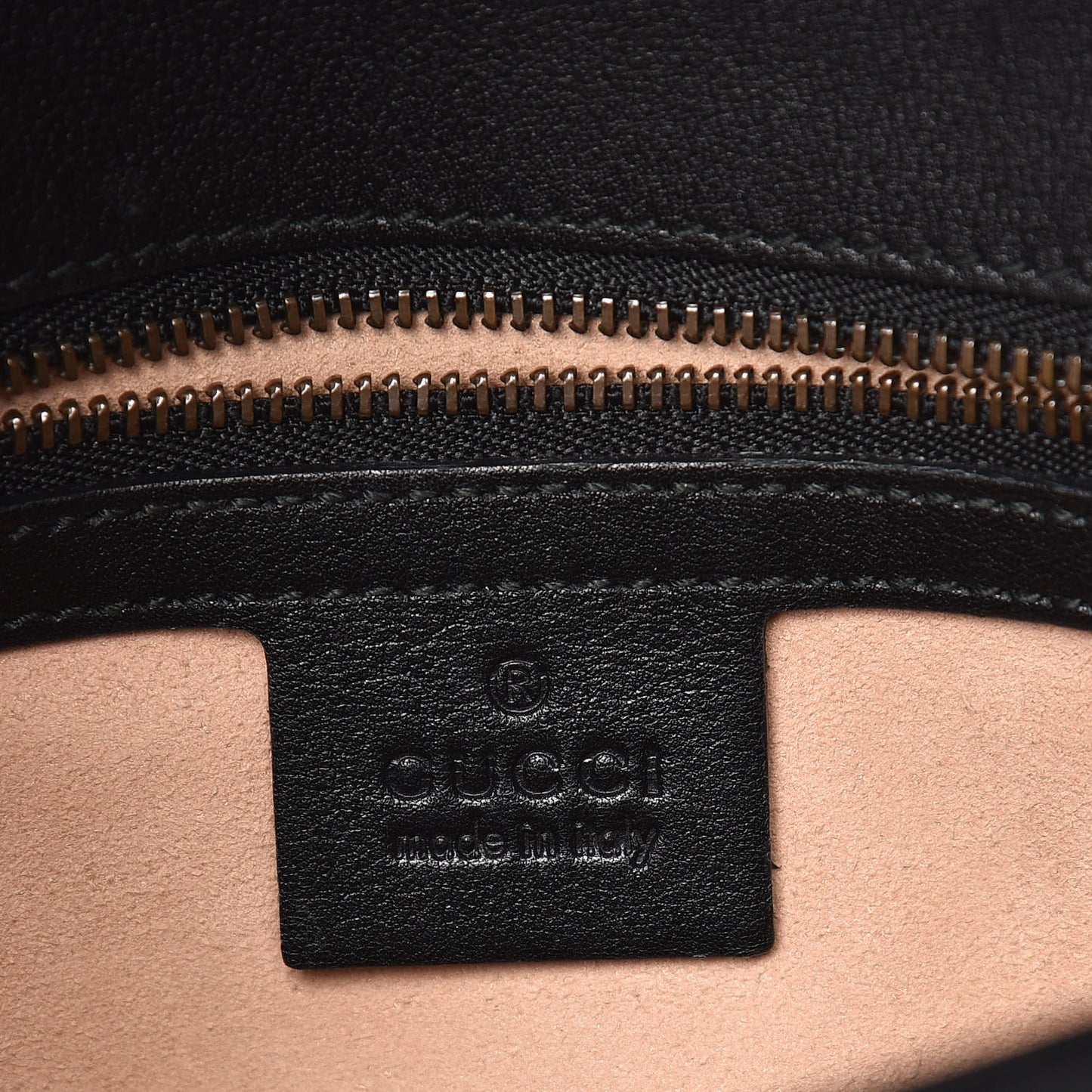 Calfskin Matelasse Small GG Marmont Shoulder Bag Black
