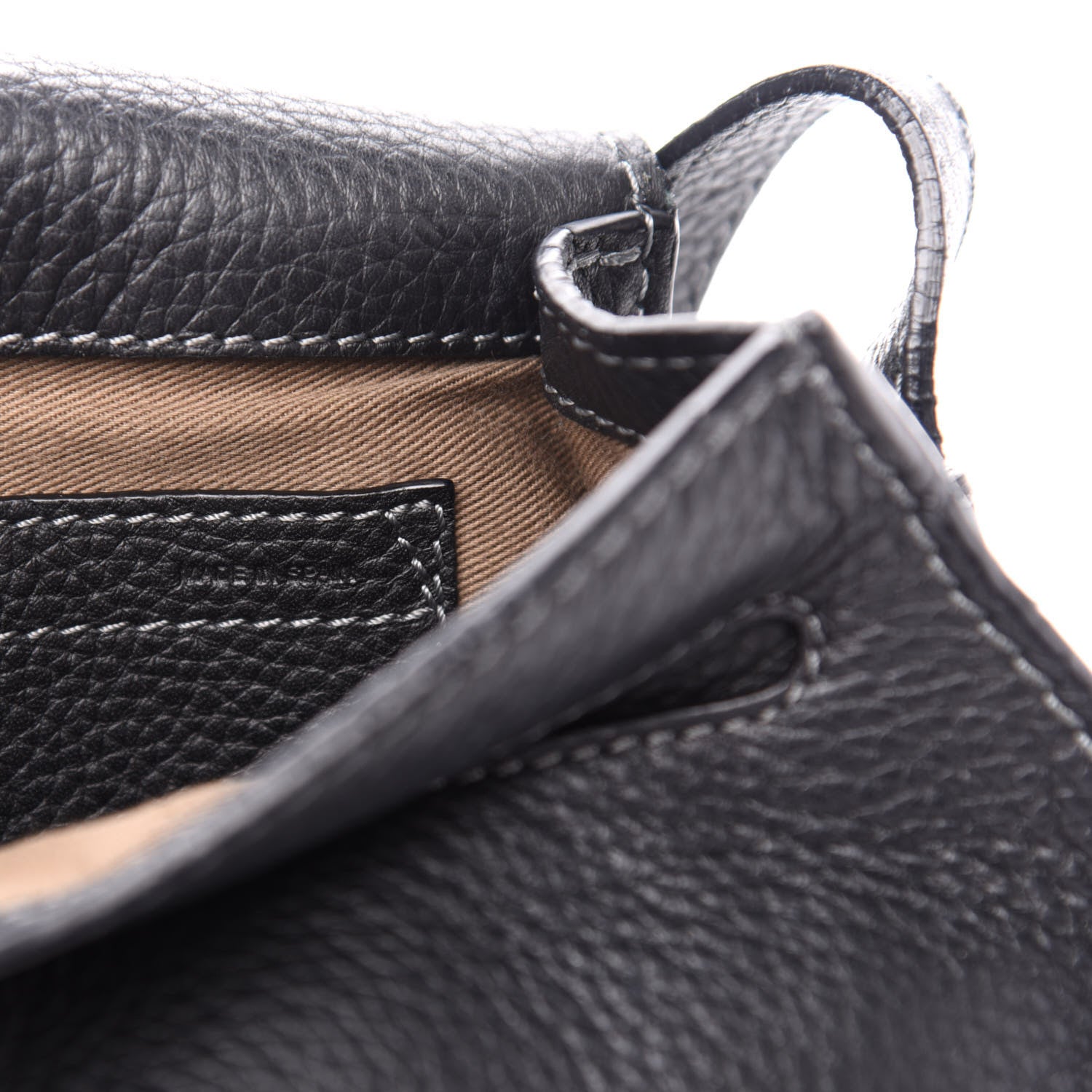 Chloe Calfskin Mini Marcie Round Crossbody Bag Black 7 of 10