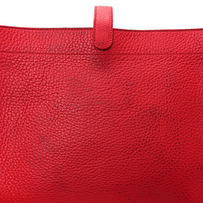 Loewe Soft Grained Calfskin Anagram Messenger Bag Red 12 of 12