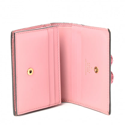 Gucci Guccissima Cherries Card Case Wallet Pink 5 of 8