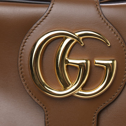 Gucci Boarded Plutone Calfskin Medium Arli Shoulder Bag Nocciola 10 of 12
