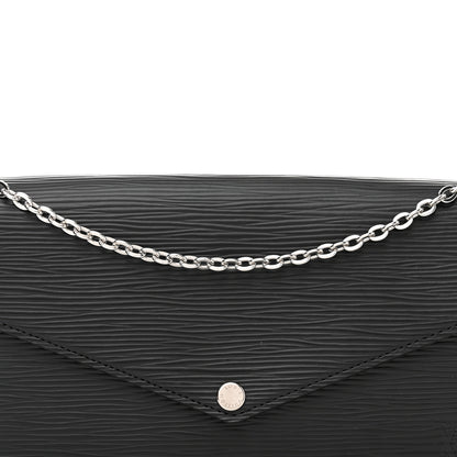 Louis Vuitton Epi Pochette Felicie Black 8 of 12