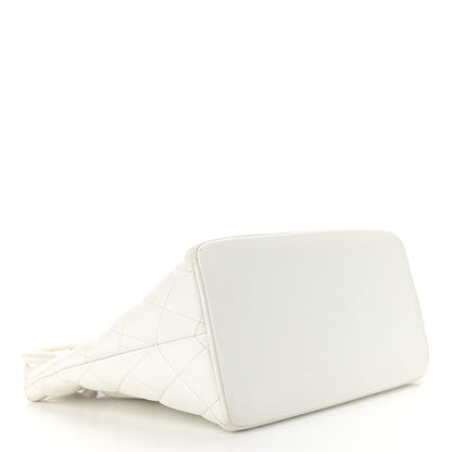 Chanel Caviar Quilted Medallion Tote White 4 of 13