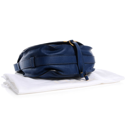 Chloe Calfskin Medium Marcie Round Crossbody Bag Royal Navy 4 of 10
