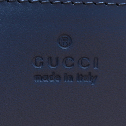 Gucci Calfskin Matelasse Aria Mini GG Marmont Shoulder Bag Clear Blue 6 of 10