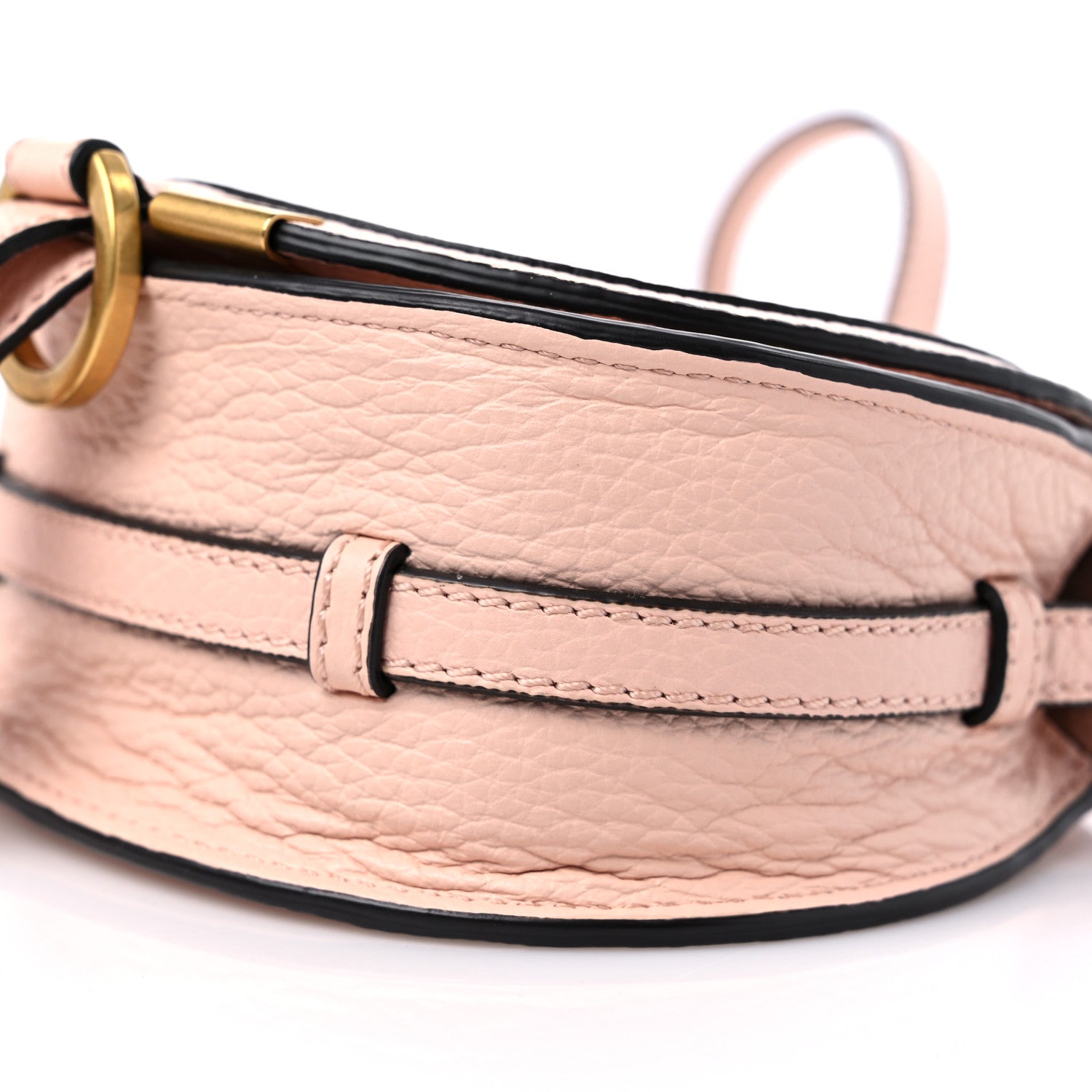 Chloe Calfskin Nano Marcie Saddle Bag Misty Lavender 8 of 8