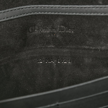 Christian Dior Ultra Matte Calfskin Saddle Chain Pouch Black 7 of 9