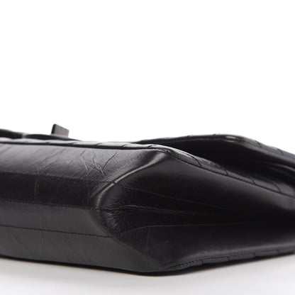 Chanel Aged Calfskin Chevron Quilted 2.55 Reissue 226 So Black 7 of 11