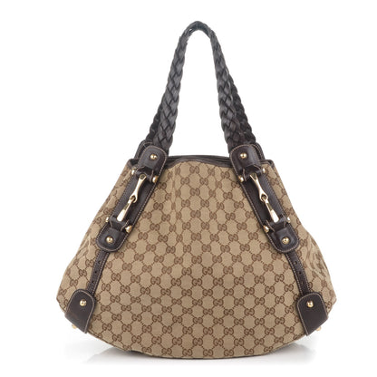 Gucci Monogram Medium Pelham Shoulder Bag Dark Brown 1 of 12