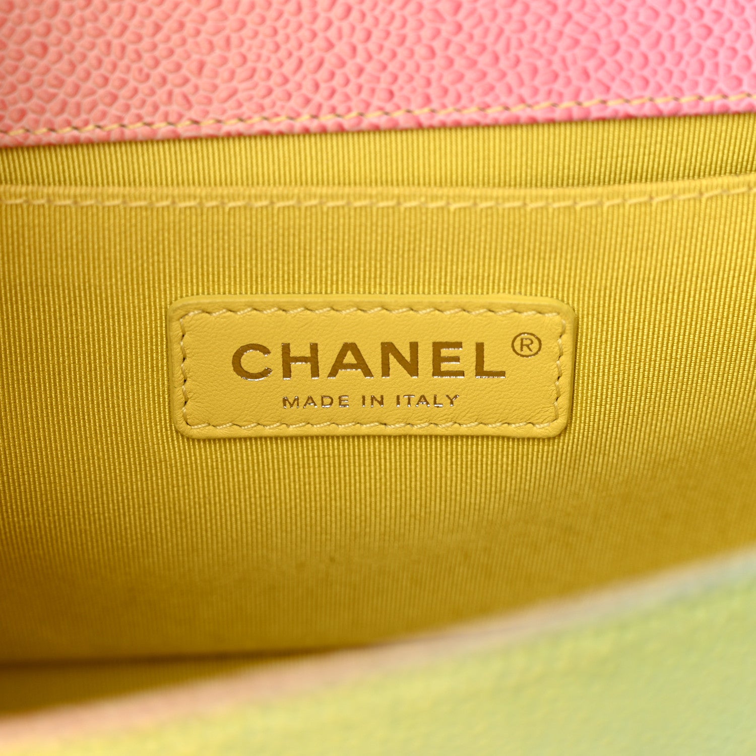 Chanel Caviar Quilted Medium Cuba Rainbow Boy Flap Multicolor 6 of 11